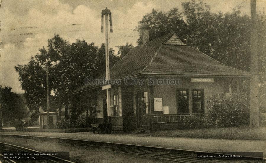 Postcard: Tyngsboro Station, Tyngsborough, Massachusetts